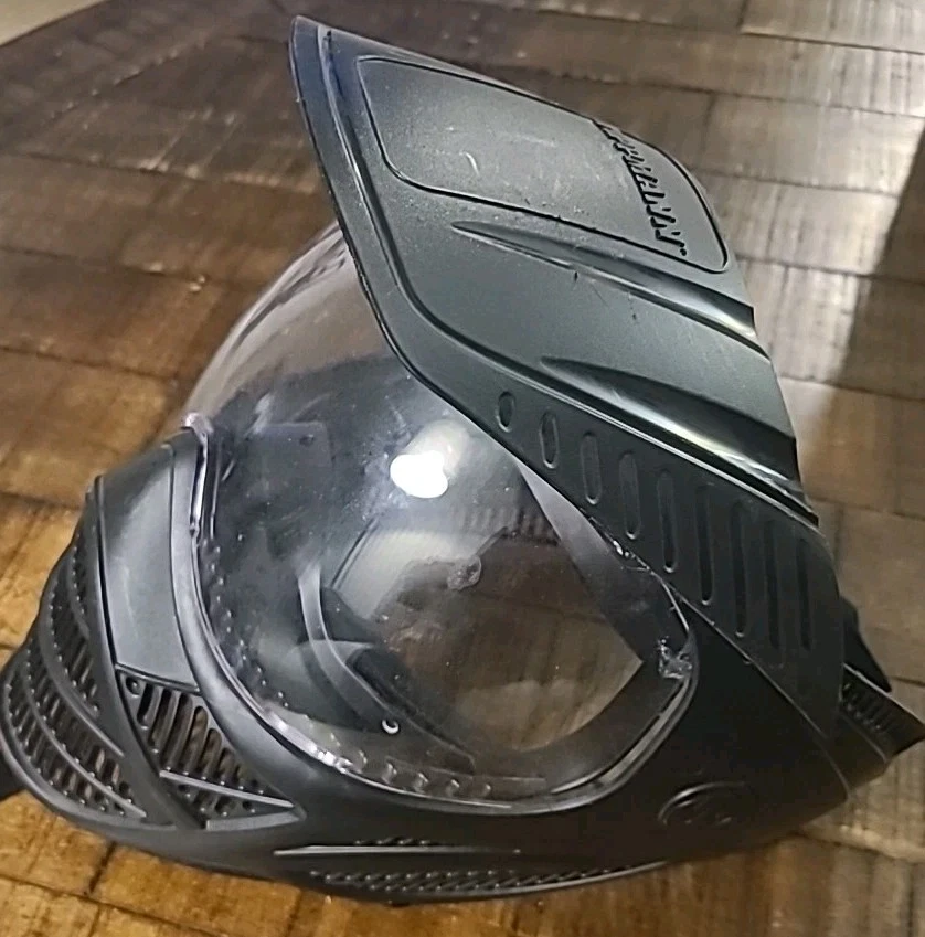 Tippmann 彩弹全脸面罩护目镜黑色遮阳板可调节 — 第 2/4 张图片