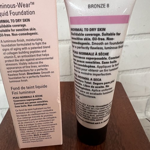 New No Box Mary Kay Luminous Wear Foundation Bronze 8 Normal / Dry k 038721 - Picture 7 of 7