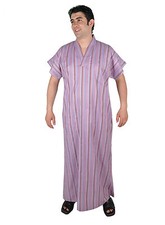 Herren Kaftan Tunika Hauskleid Sommerkleid Nachthemd Sauna- Wellness- Kleid- 668