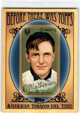 2011 Topps Before There Was Topps American Tobacco 1911: T205 BTT2