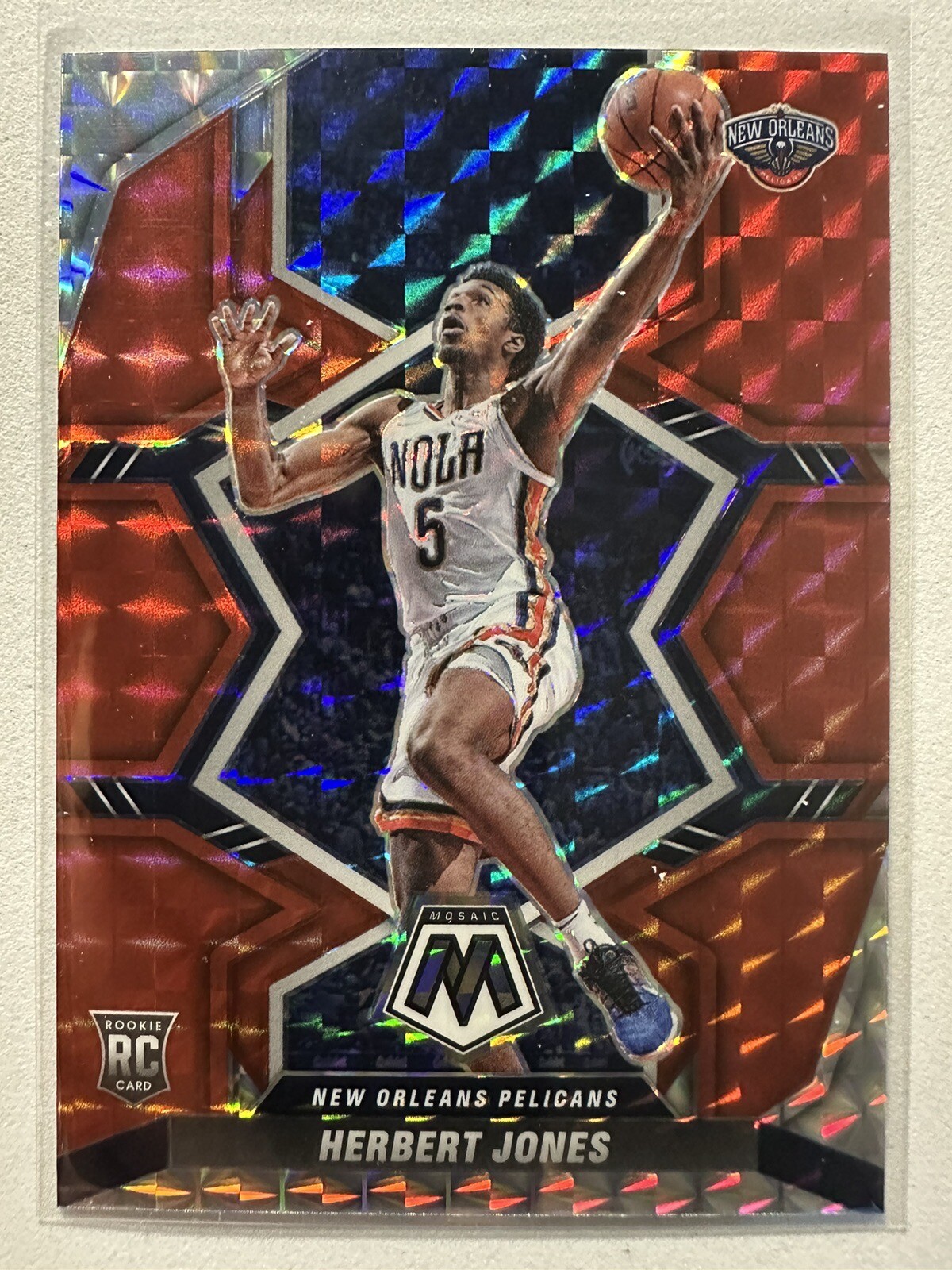 2021-22 Panini Mosaic - Herbert Jones - RC - RED - #231