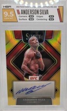 2022 ANDERSON SILVA SELECT AUTO GOLD /10 -1ST EDITION. GEM MT 9.5 !!!!!