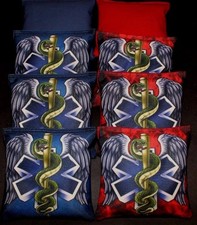 Custom Medical Caduceus Symbol of Medicine 8 ACA regulation Cornhole bags B34