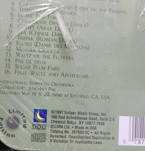 Highlights from The Nutcracker P.I. Tchaikovsky NEW CD in Tin Case, 16 tracks 97 - Imagen 3 de 4