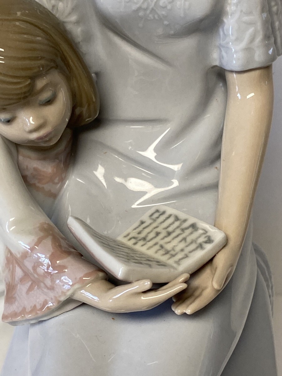 Lladro #5457 Bedtime Story Figurine Mother Daughter | eBay