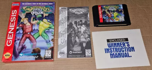 Sega Genesis Battletoads Double Dragon Cardboard CIB Complete In Box 1993 T97066