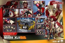 HOT TOYS QS008 IRON MAN MARK 42 XLII DX DELUXE QUARTER SCALE 1/4 IN STOCK