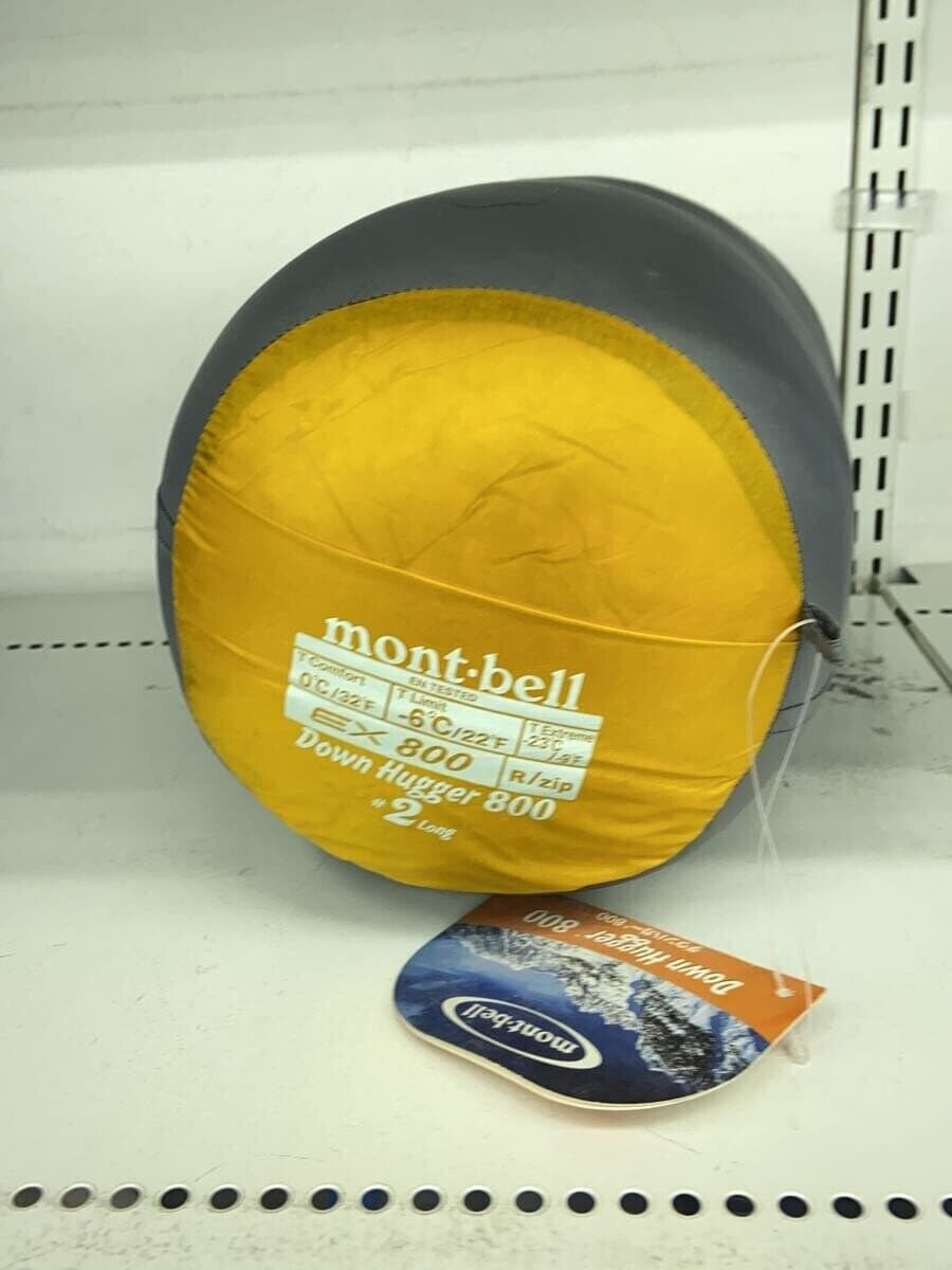 MONT-BELL sleeping bag 1121296 down hugger 800 #2 long Used MONT-BELL sleeping bag 1121296 down hugger 800 #2 long Used