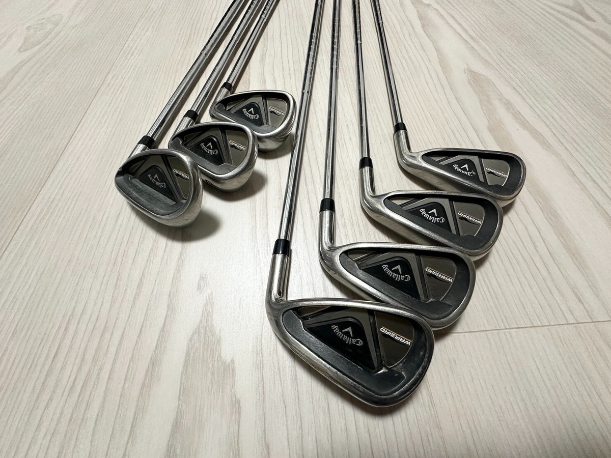 Callaway WARBIRD 2019 7pcs 5-9-PW-SW Iron Set FLEX R Right Handed Callaway WARBIRD 2019 7pcs 5-9-PW-SW Iron Set FLEX R Right Handed