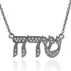 Diamond Chain Necklace N407 14k Solid White Gold Genuine