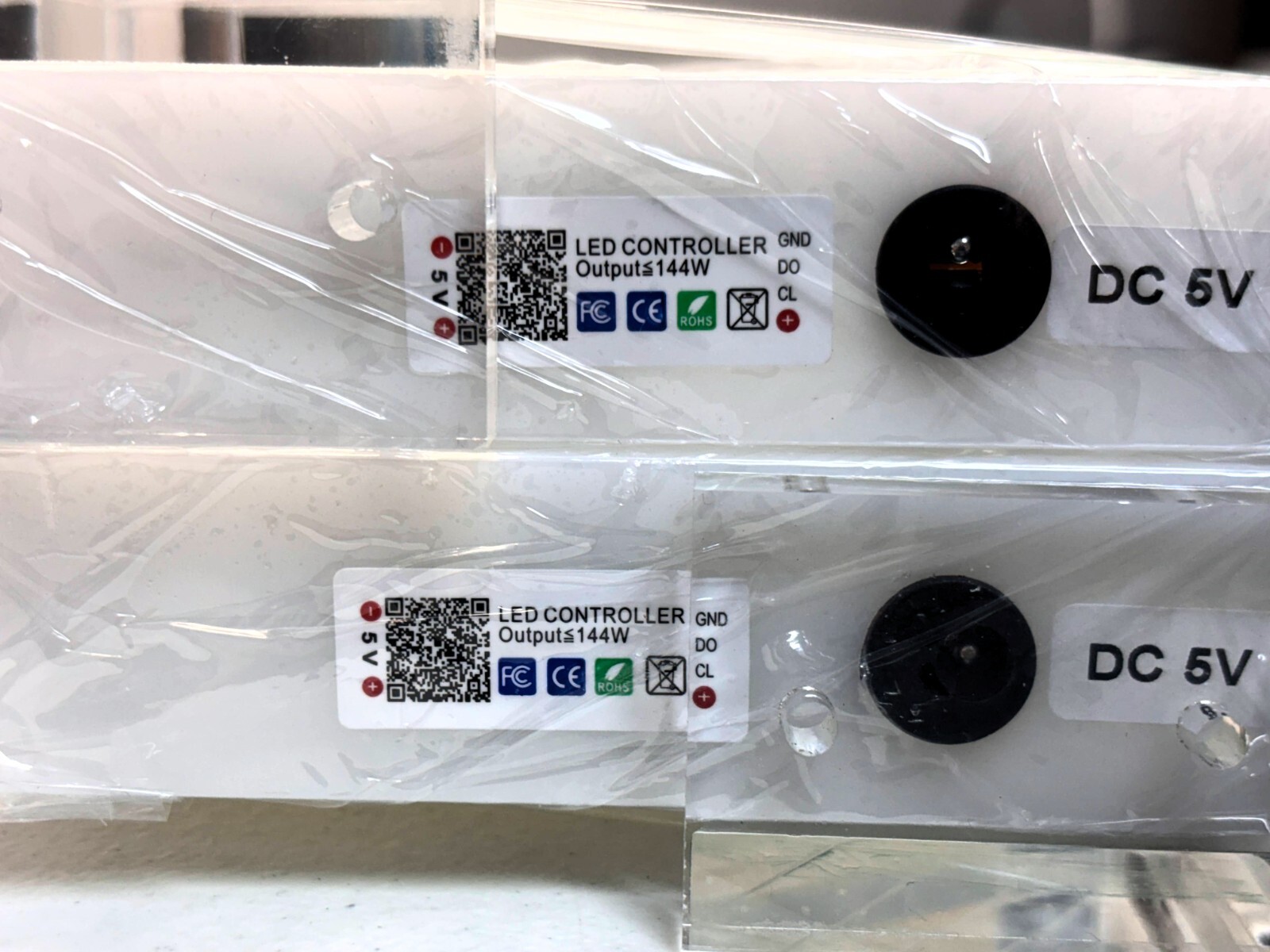 SET OF 2 - LED Liquor Bottle Display Shelf - 32" - Remote App - Floating Bar