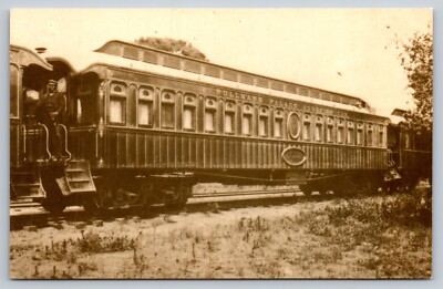 Postcard Train Pullman's Palace Sleeping Car Palmyra  26L