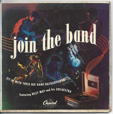 Join The Band Billy May & His Orchestra Capitol EBF 237 Two 45 RPM Record Set EP