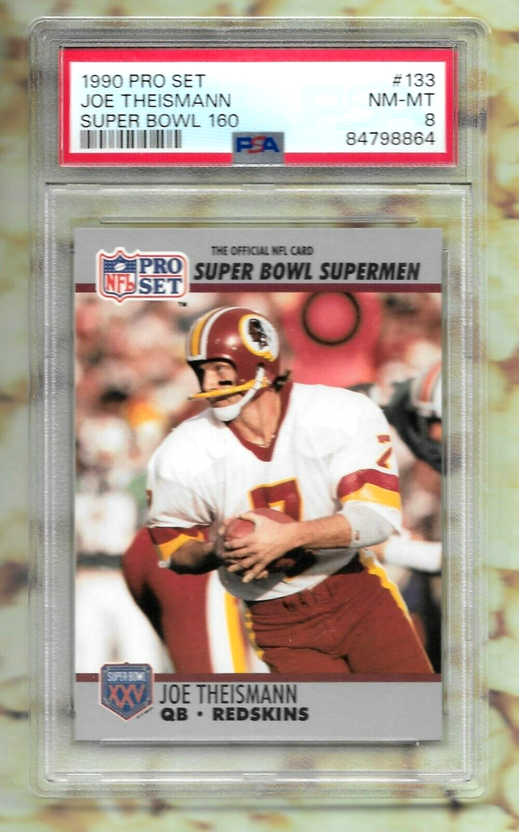 1990 Pro Set Super Bowl XXV Silver Anniversary - Joe Theismann