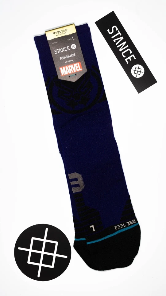 Носки Stance x Marvel x Black Panther «Король» | L | Crew | новые с ценниками | 2022 - Изображение 2 из 3