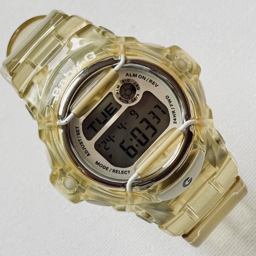 Casio BabyG Clear Jelly Women's Digital WT Alarm Chrono Watch 3252 BG