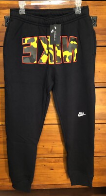 Nike Sportswear Club Jogger Pants Mens Size M NSW Black [DC2745-010]