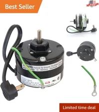 High-Speed Exhaust Fan Motor  - 1550 RPM, 120V, 0.03 HP - Easy Install - 1 Pack