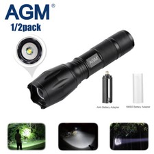 Torcia tattica led 50000 LM super luminosa luce da lavoro zoomabile