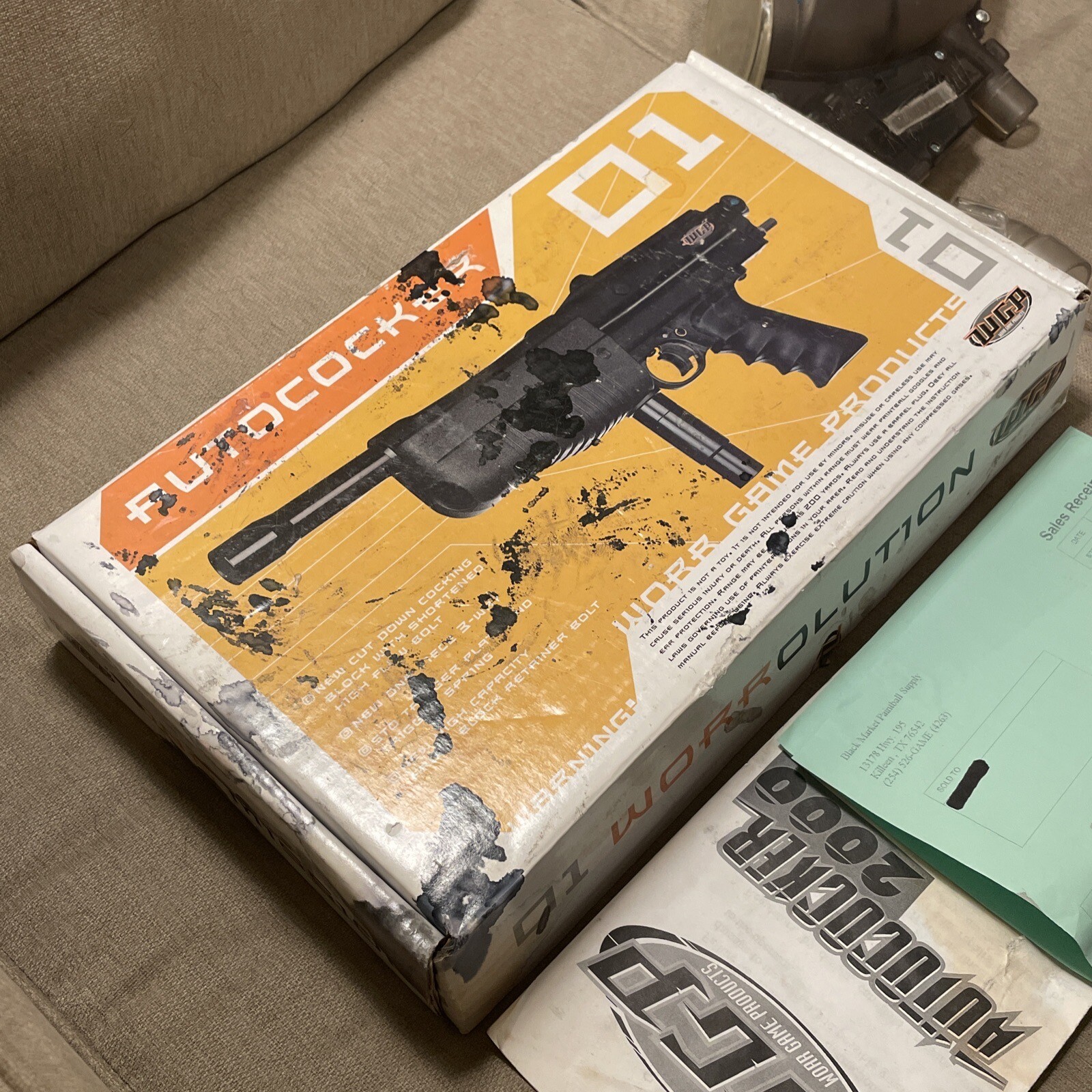 WPG Autococker Worr Cocker 2000 01 Paintball Marker Gun w/ Box