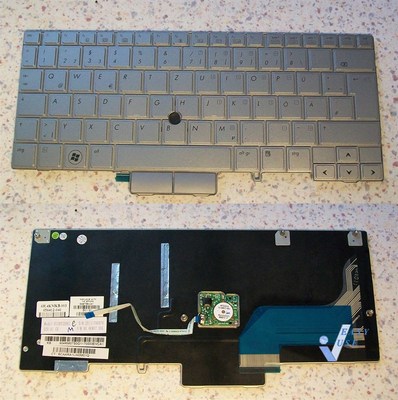 HP Tastatur Deutsch für Elitebook 2760p  spare 656412-041 649756-041