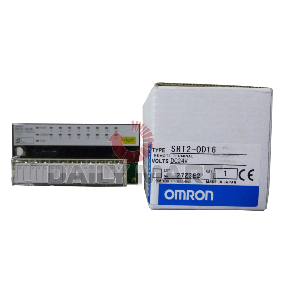 Omron Automation and Safety SRT2-OD16 DIN Rail Terminal Blocks 16PT OUTPUT NPN