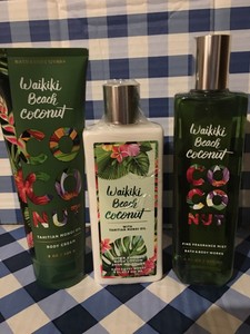 Details About Bath Body Works Waikiki Beach Coconut Fragrance Mist Body Lotion Body Cream
