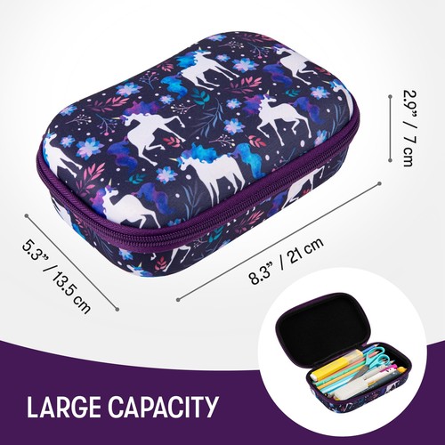 ZIPIT Unicorn Pencil Box for Girls Pencil Case for School Organizer Pencil ... - Picture 2 of 7