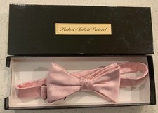 Robert Talbott "PROTOCOL' -'PINK' Silk Pre-Tied Bow Tie - HOLIDAYS ARE HERE 