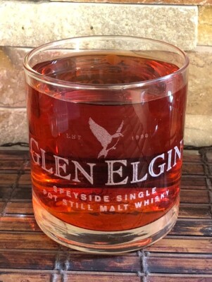GLEN ELGIN Collectible Whiskey Glass 