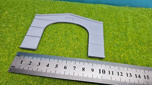 Tunnel Entrance Track N 'Concrete Slabs' 105X75Mm - Unpainted Or Pre-Aged - 第 5/6 張圖片