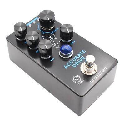 ギター MOSKYAUDIO MARKSMAN & ACCURATE DRIVE MOSKY ACCURATE DRIVE Guitar Bass Effect Pedal Overdrive Noise Gate
