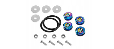 Quick Release JRspec Bumper Fender Pin Clip Fastener Kit Set Chameleon
