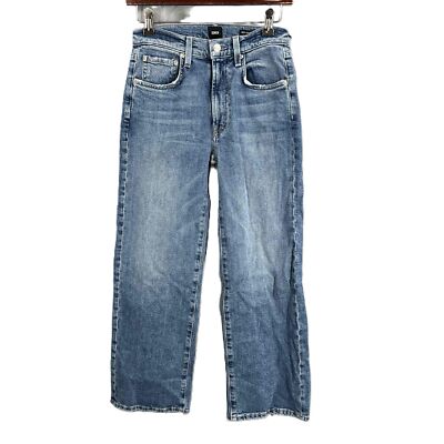 New Edwin Jeans Marley Wide Leg Ankle Womens Size 24 Organic Cotton