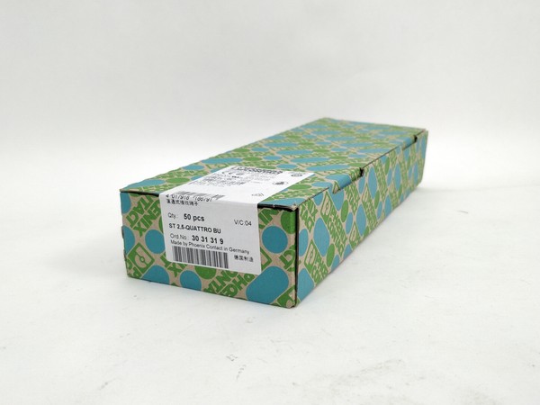 Phoenix Contact 3031319 St 2,5-QUATTRO Bu - Feed-Through Terminal Block 50 Pcs-image