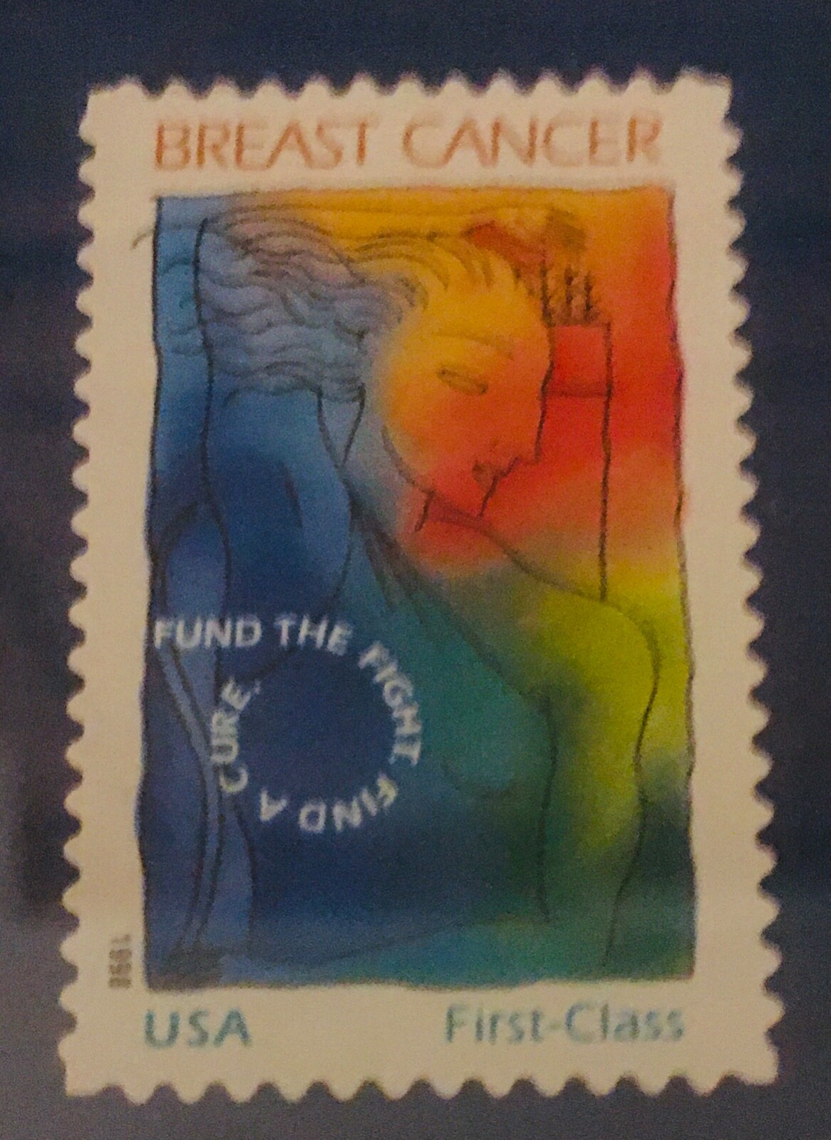 Officially Licenced USPS Stamp Plaque Breast Cancer Research Legacy ll