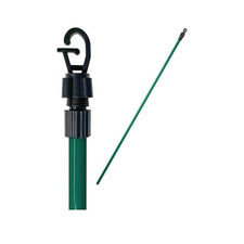 Extendable Clothes Line Pole Prop Twist Lock Galvanised Washing Telescopic 2.4m