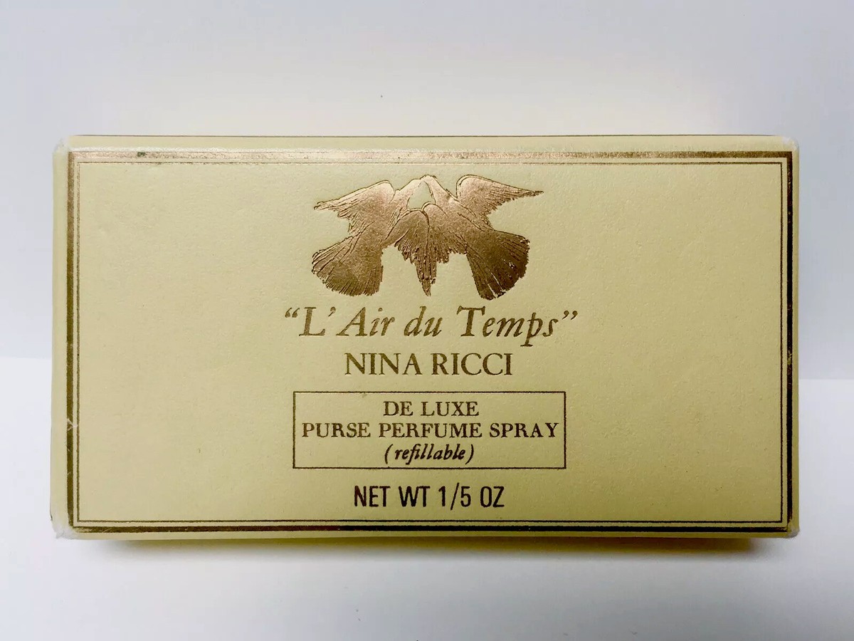 Nina Ricci L'air Du Temps De Luxe Purse Perfume Spray 0.25oz/7.1