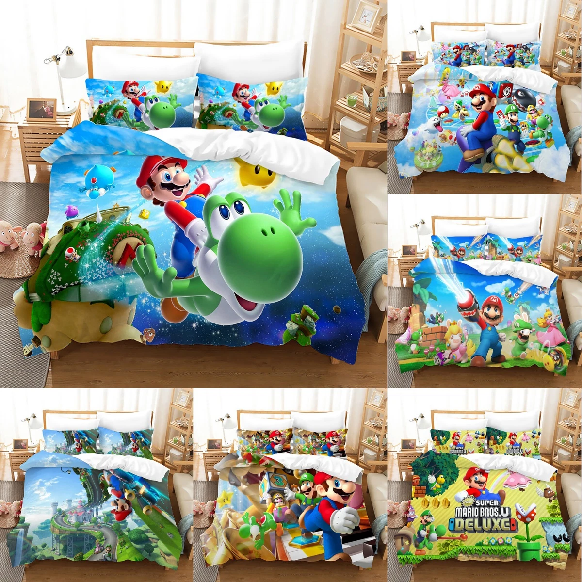 Mario bedding queen deals