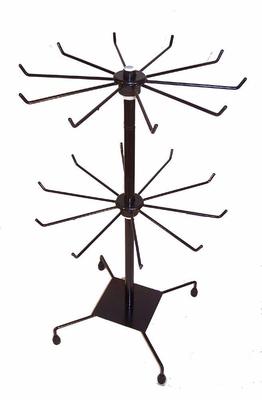 BLACK 16 INCH SPINNING DISPLAY JEWELRY RACK counter displays toy novelties NEW