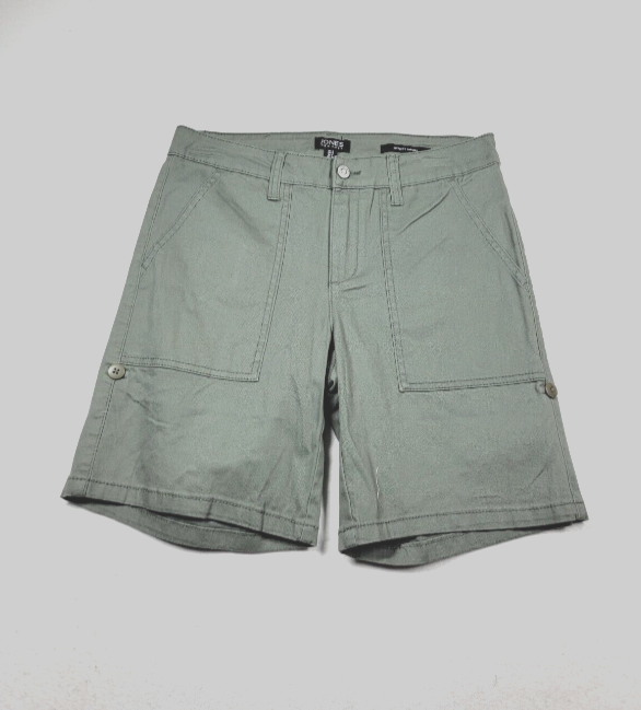 Jones New York Women's Utility Bottoms Short Shorts Green