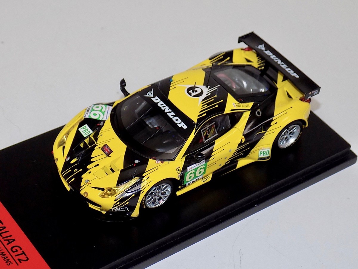 Fujimi 1:43 Ferrari 458 Italia GT2 #57 24 LeMans 2013 Krohn, Jönsson