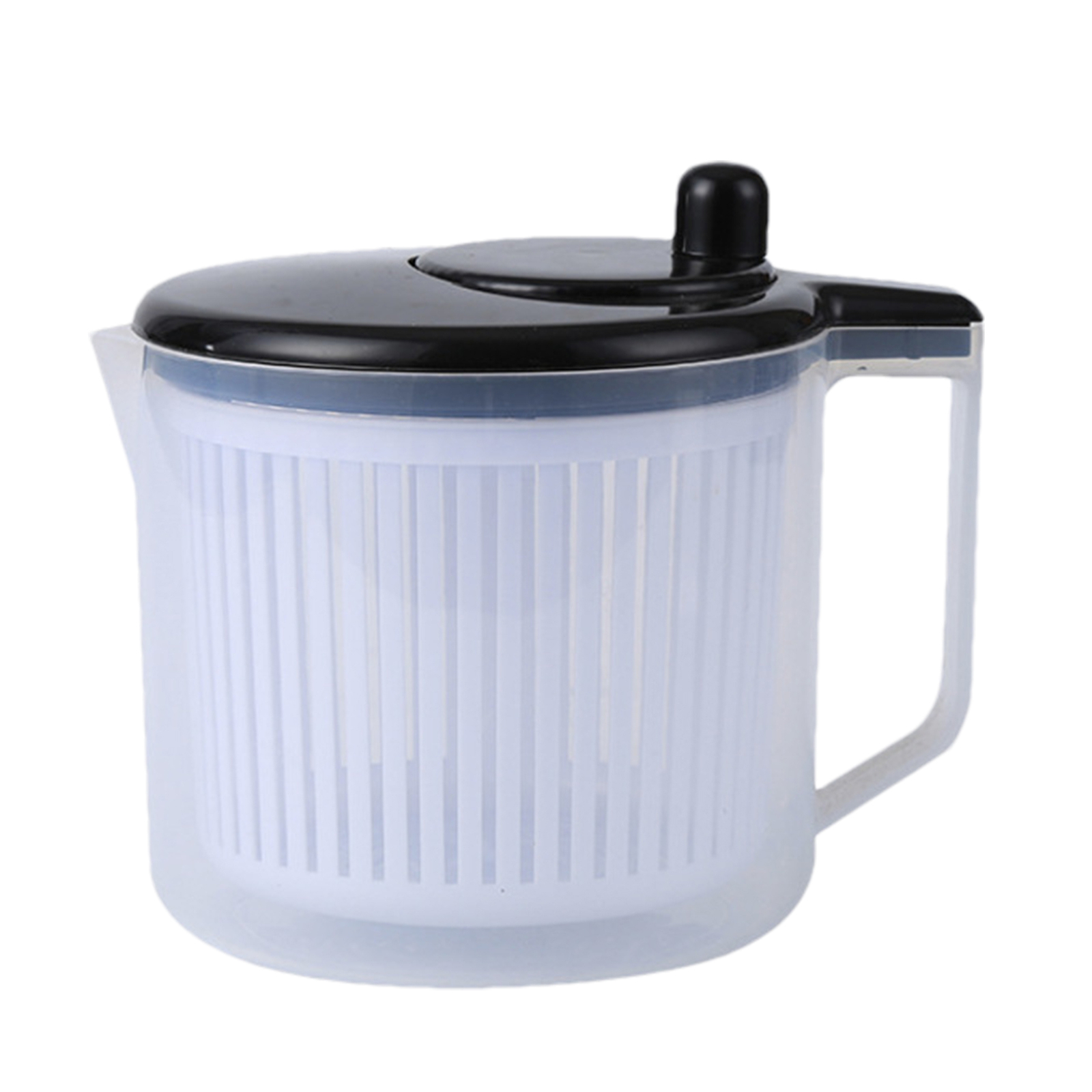 Salad Spinner Fruit Dryer Spinner Vegetable Washer with Handle Drain Basket-image