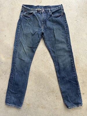 パンツ 90s POLO Ralph Lauren buggy denim32X32 Vintage 90s Polo Ralph Lauren 381 Slim Fit Dark Wash Blue Denim