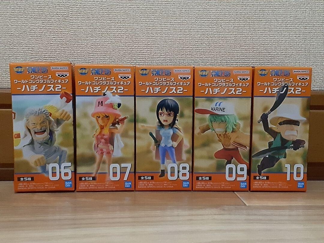 One Piece World Collectible Figure Hachinosu 2 All 5 figures set Anime