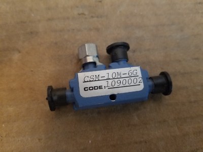 Merrimac Microwave CSM-10M-6G 4-8GHz 20dB RF Directional Coupler SMA(f) #1090002