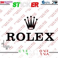 ADESIVO STICKER ROLEX MISURE PERSONALIZZATE
