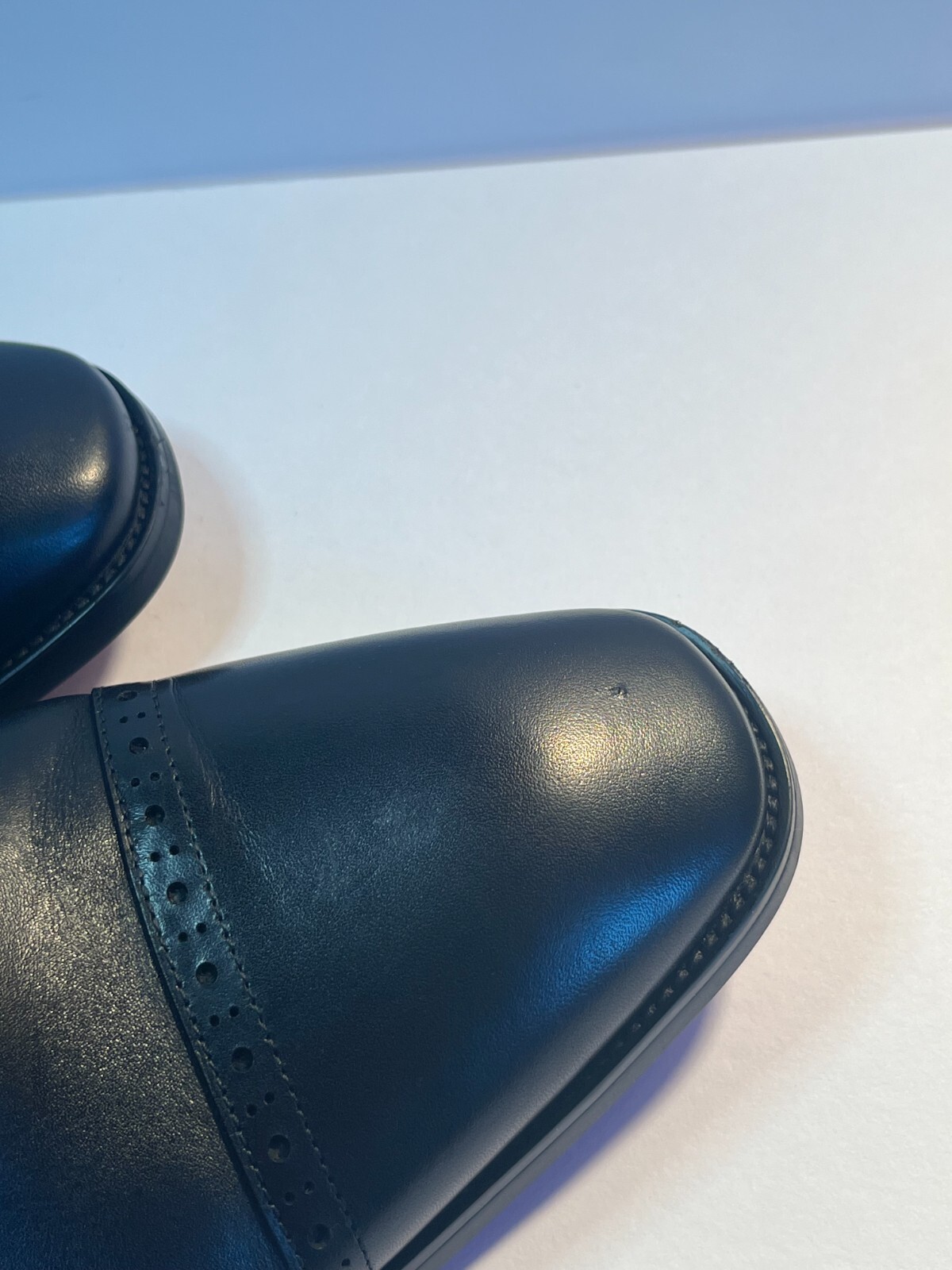 SAOLA OXFORD TOP TOE SCARPE US in pelle alipasinm taglia 12