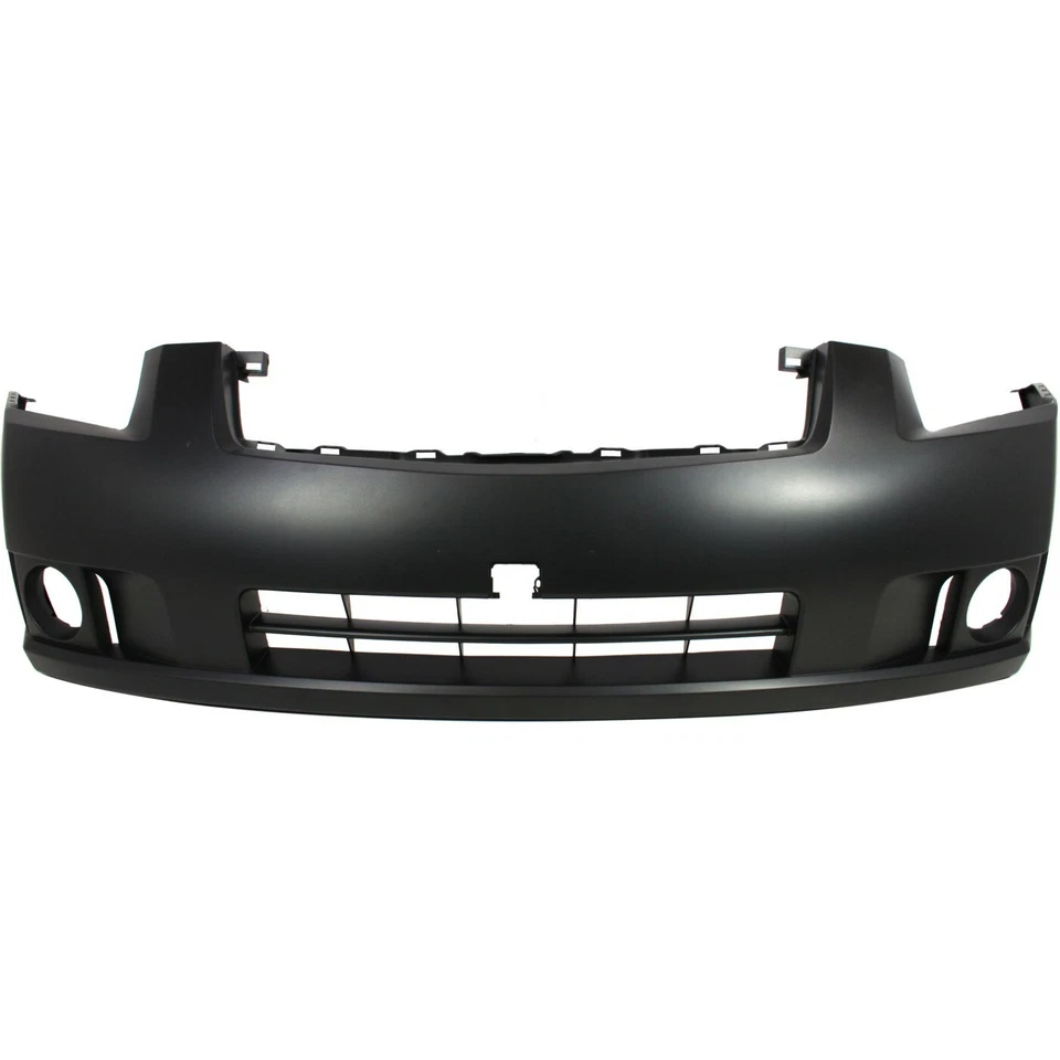 New Bumper Cover front primed w/ fog lamp holes for 2007-2009 Nissan Sentra Foto 2 de 4