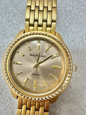 Working Men's Gino Milano Watch Golden 40mm | eBay